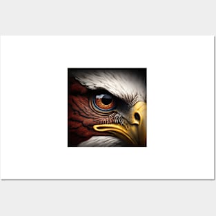 USA, Bald Eagle, America, American Flag, Posters and Art